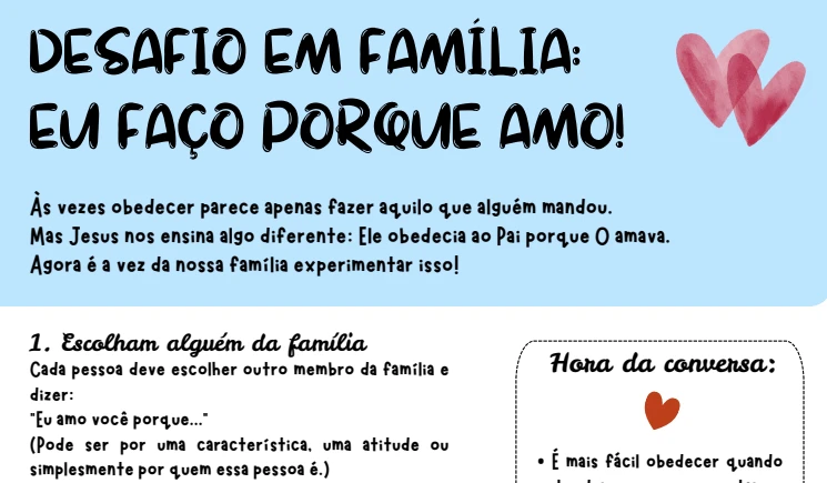 Trecho real do ebook: Atividades e perguntas para fazer juntos