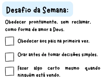 Trecho real do ebook: Desafios para colocar a fé em prática